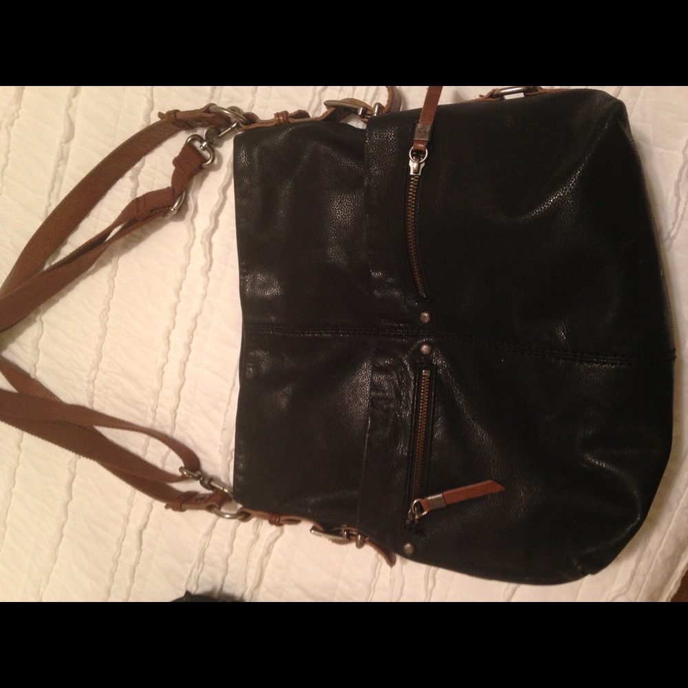 Leather handbag